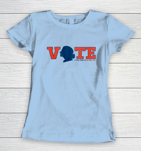 Vote Tell Them Ruth Sent You RBG Vote Shirt Notorious Women's T-Shirt 4
