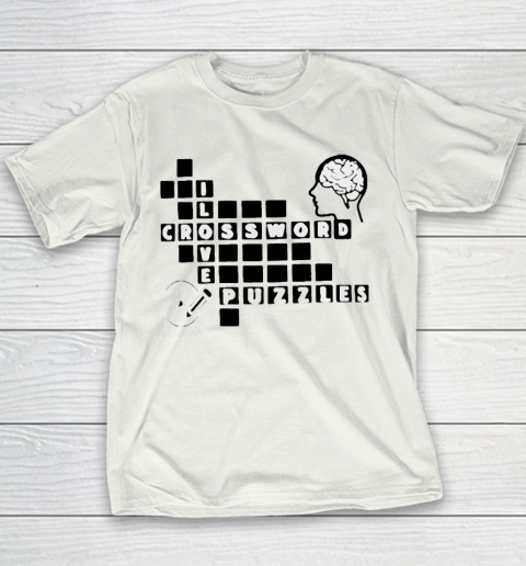 Casual Shirt Crossword Clue, Lacked Originality Crossword, Crossword Puzzle Shirt, Crossword Lover Youth T-Shirt