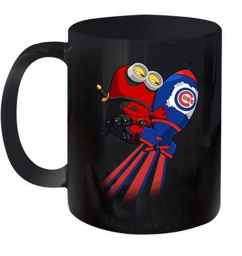 MLB Baseball Chicago Cubs Deadpool Minion Marvel Shirt Ceramic Mug 11oz