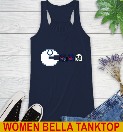 Indianapolis Colts NFL Football Pac Man Champion Racerback Tank 11
