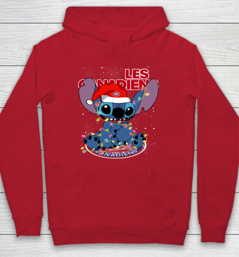 Montreal Canadiens NHL Hockey noel stitch Christmas Hoodie 6