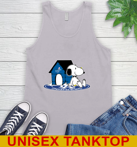 MLB Baseball Los Angeles Dodgers Snoopy The Peanuts Movie Shirt Tank Top 4