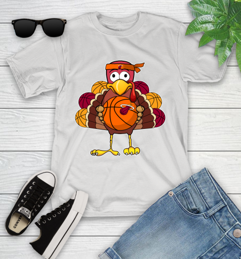 Miami Heat Turkey thanksgiving day Youth T-Shirt