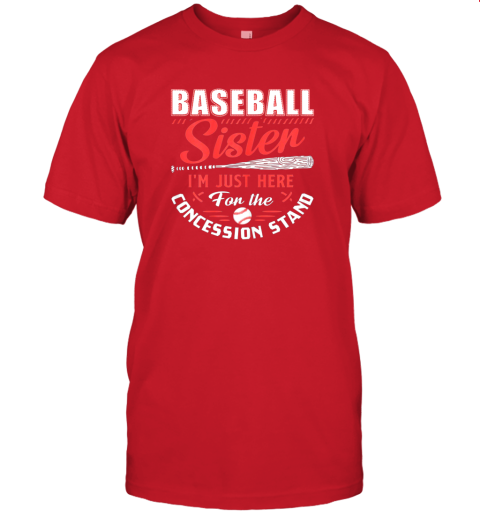 lmqx baseball sister i39 m just here for the concession stand jersey t shirt 60 front red