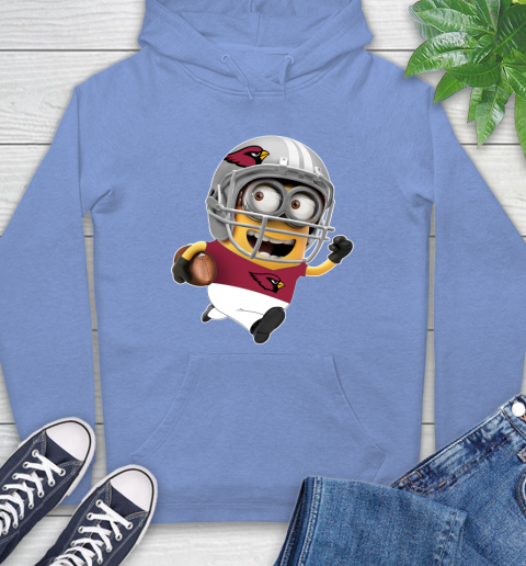 NFL Arizona Cardinals Minions Disney Football Sports Hoodie 11