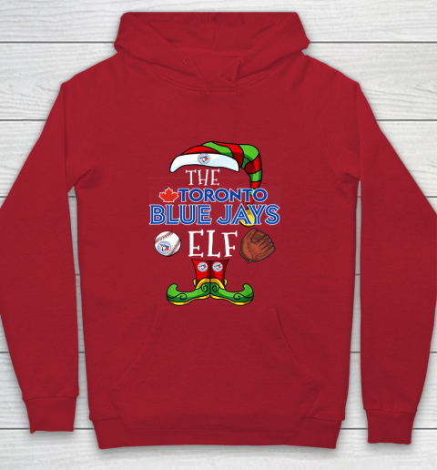 Toronto Blue Jays Christmas ELF Funny MLB Youth Hoodie 7
