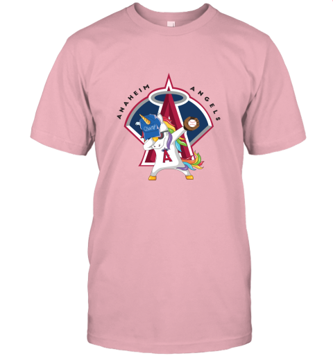 Hip Hop Dabbing Unicorn Flippin Love Los Angeles Angels Unisex Jersey Tee