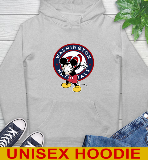 Washington Nationals MLB Baseball Dabbing Mickey Disney Sports Hoodie 6