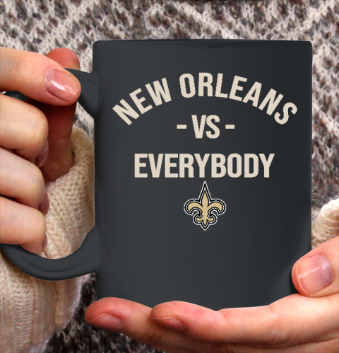New Orleans Saints Vs Everybody Ceramic Mug 11oz