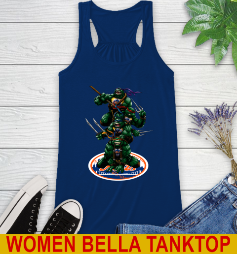 MLB Baseball New York Mets Teenage Mutant Ninja Turtles Shirt Racerback Tank 9