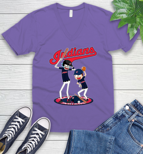 MLB Cleveland Indians Rick And Morty Baseball 57