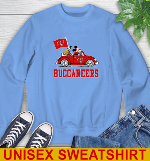 NFL Football Tampa Bay Buccaneers Pluto Mickey Driving Disney Shirt Sweatshirt 11
