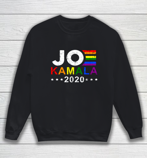Joe Biden Kamala Harris 2020 Rainbow Gay Pride LGBT Election Sweatshirt