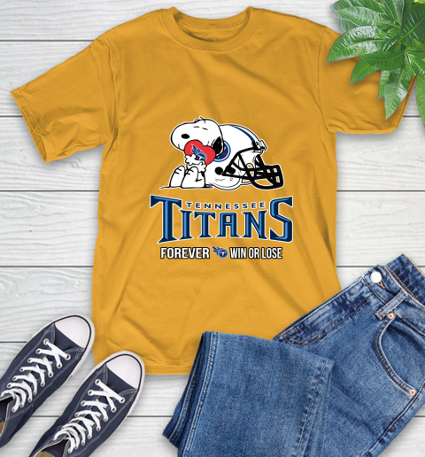 NFL The Peanuts Movie Snoopy Forever Win Or Lose Football Tennessee Titans 3