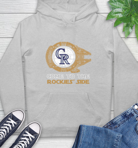 MLB Come To The Colorado Rockies Side Star Wars Baseball Sports Hoodie 6