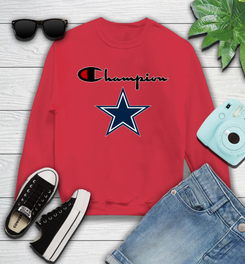 NFL Football Dallas Cowboys Champion Shirt Youth Sweatshirt 5