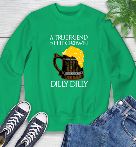 NBA Memphis Grizzlies A True Friend Of The Crown Game Of Thrones Beer Dilly Dilly Basketball Sweatshirt 7