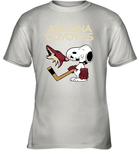 Arizona Coyotes Ice Hockey Broken Teeth Snoopy NHL Youth T-Shirt