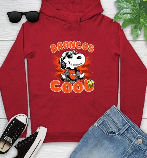 NFL Football Denver Broncos Cool Snoopy Shirt Youth Hoodie 10