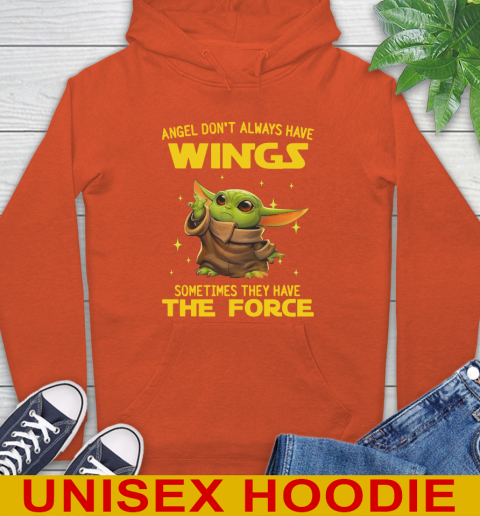 Baby Yoda Angel Don't Always Have Wings They Have The Force Shirt 16