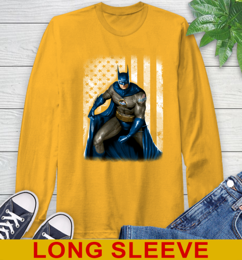 Los Angeles Dodgers MLB Baseball Batman DC American Flag Shirt Long Sleeve T-Shirt 2