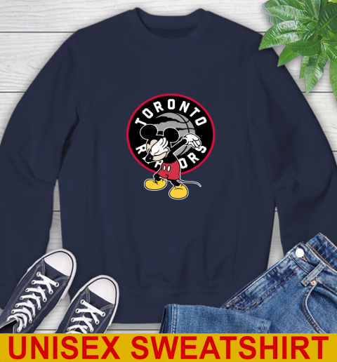 Toronto Raptors NBA Basketball Dabbing Mickey Disney Sports Sweatshirt 4 Toronto Raptors NBA Basketball Dabbing Mickey Disney Sports Sweatshirt - Image 4