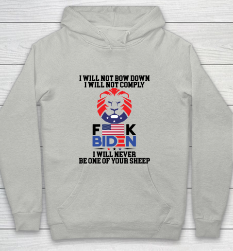 I Will Not Comply Shirt  Fuck Biden Youth Hoodie