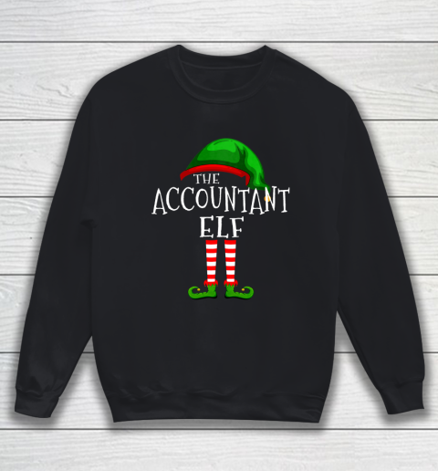 Accountant Elf Family Matching Group Christmas Gift Funny Sweatshirt