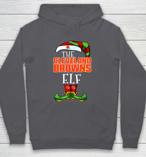 Cleveland Browns Christmas ELF Funny NFL Hoodie 4