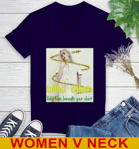Billie Eilish Gold Chain Beneath Your Shirt 80