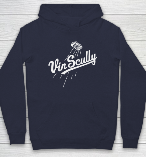 Vin Scully Microphone Hoodie 2