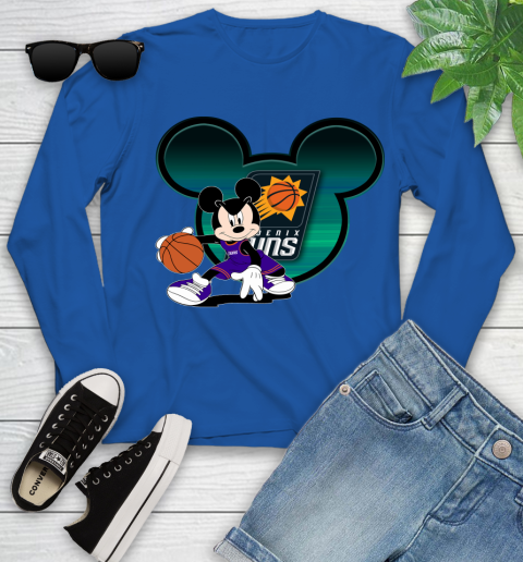 NBA Phoenix Suns Mickey Mouse Disney Basketball Youth Long Sleeve 9