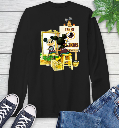 NFL Football Washington Redskins Mickey Drawing Shirt 54