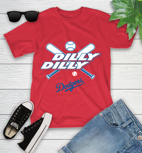 MLB Los Angeles Dodgers Dilly Dilly Baseball Sports Youth T-Shirt 10