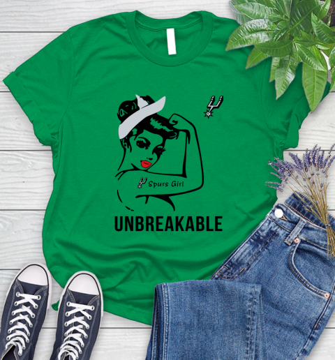 NBA San Antonio Spurs Girl Unbreakable Basketball Sports Women's T-Shirt 4