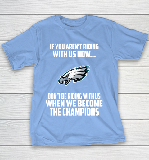NFL Philadelphia Eagles Football We Become The Champions Youth T-Shirt 8