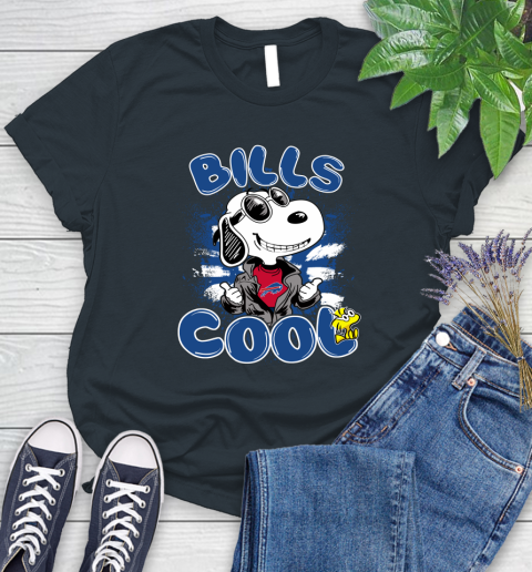 NFL Football Buffalo Bills Cool Snoopy Shirt Women's T-Shirt 6