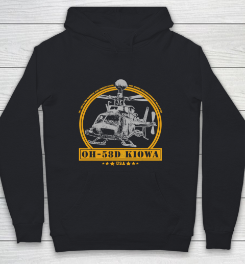 Veteran Shirt OH 58D Kiowa Warrior Youth Hoodie