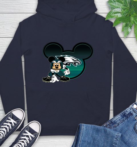 NFL Philadelphia Eagles Mickey Mouse Disney Football T Shirt Hoodie 4