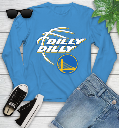 NBA Golden State Warriors Dilly Dilly Basketball Sports Youth Long Sleeve 7