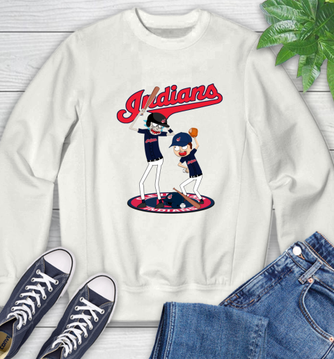 MLB Cleveland Indians Rick And Morty Baseball 25