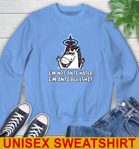Los Angeles Angels MLB Baseball Unicorn I'm Not Anti Hater I'm Anti Bullshit (1) Sweatshirt 11