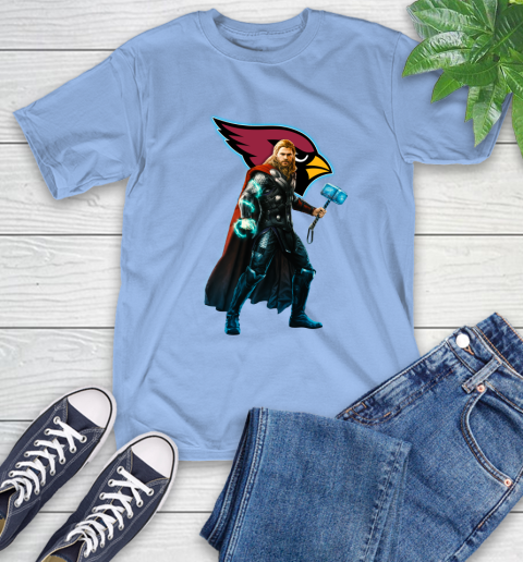 NFL Thor Avengers Endgame Football Arizona Cardinals T-Shirt 11