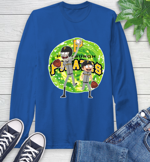 MLB Pittsburgh Pirates Rick And Morty Baseball Sports Long Sleeve T-Shirt 9