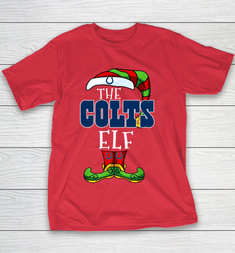 Indianapolis Colts Christmas ELF Funny NFL Youth T-Shirt 8 Indianapolis Colts Christmas ELF Funny NFL Youth T-Shirt - Image 8