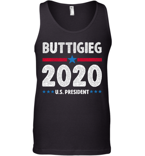 Pete Buttigieg 2020 For President Campaign USA Flag Tank Top