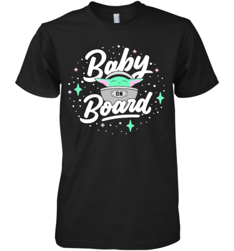 Baby Yoda Baby On Board Premium Men's T-Shirt