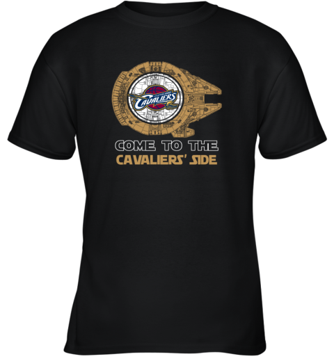 NBA Come To The Cleveland Cavaliers Side Star Wars Basketball Sports Youth T-Shirt