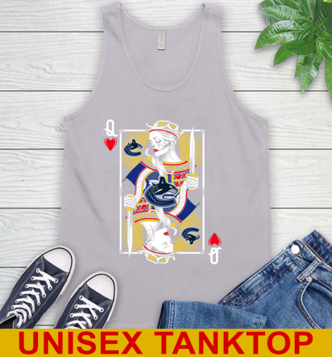 NHL Hockey Vancouver Canucks The Queen Of Hearts Card Shirt Tank Top 3