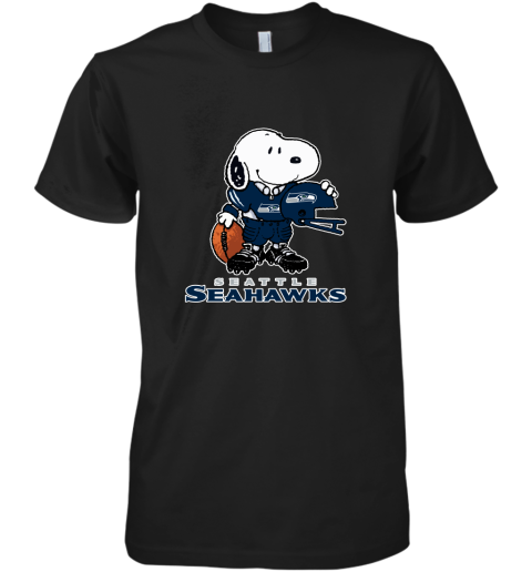 Snoopy A Strong And Proud Seattle Seahawks Player NFL Premium Men's T-Shirt